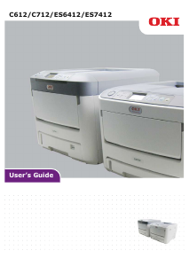Manual OKI C612n Printer