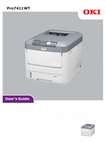 Manual OKI Pro7411WT Printer