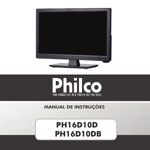 Manual Philco PH16D10DB Televisor LED