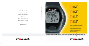 Manual Polar M62 Sports Watch