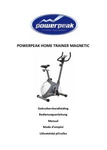 Manual Powerpeak FHT8313P Exercise Bike