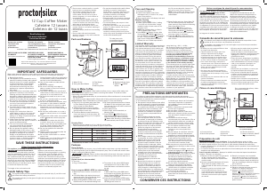 Manual de uso Proctor Silex 43687 Máquina de café