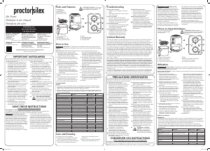 Manual de uso Proctor Silex 35056 Freidora