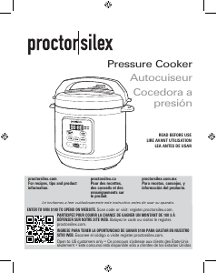 Manual de uso Proctor Silex 34503 Olla a presión