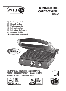 Instrukcja Switch On CG-A001 Kontakt grill