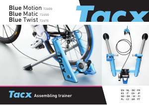 Manuale Tacx T2650 Blue Matic Rullo di allenamento