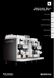 Manual de uso Thermoplan AG420 Aguila Nespresso Máquina de café espresso