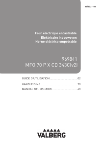 Manual de uso Valberg MFO 70 P X CD 343C Horno