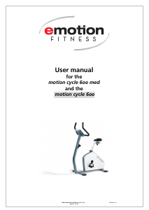 Manual eMotion Motion Cycle 600 med Exercise Bike