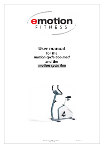 Manual eMotion Motion Cycle 600 Exercise Bike