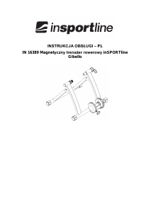 Instrukcja inSPORTline IN 16389 Trenażer
