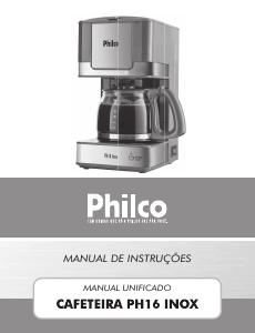 Manual Philco PH16 Máquina de café