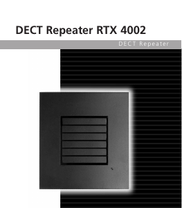 Manuale Swissvoice RTX 4002 Ripetitore DECT