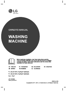 Priručnik LG F2J5NY4W Stroj za pranje rublja