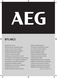 Manual AEG BTL 18 C20 Flashlight