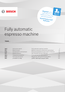 Manual Bosch TIS65621RW Máquina de café expresso