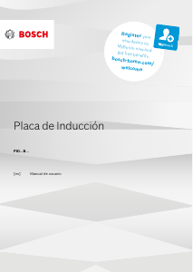 Manual de uso Bosch PID61RBB5E Placa