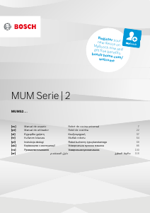 Manual de uso Bosch MUMS2TW00 Batidora de pie