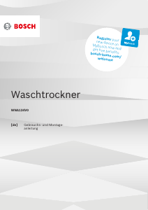 Bedienungsanleitung Bosch WNA134V0 Waschtrockner