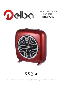 Manual Delba DB-658V Aquecedor