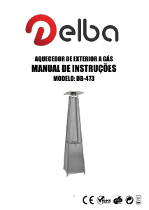 Manual Delba DB-473 Aquecedor de pátio