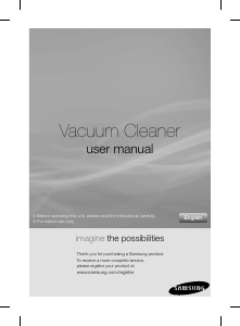 Manual Samsung SC5255 Vacuum Cleaner