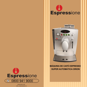 Manual Espressione Orion Máquina de café expresso