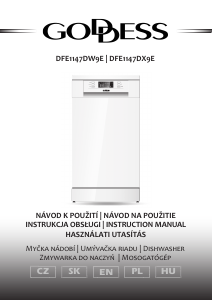 Manual Goddess DFE 1147 DW9E Dishwasher