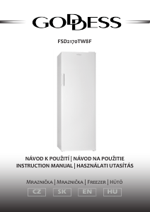 Manual Goddess FSD2170TW8F Freezer