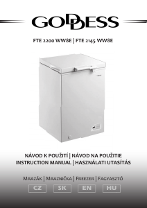 Manual Goddess FTE2200WW8E Freezer