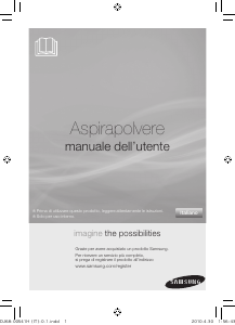 Manuale Samsung SC5480 Aspirapolvere