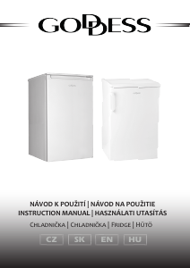 Manual Goddess RSB085GW9F Refrigerator