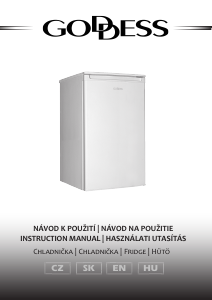 Manual Goddess RSC085GW8SFN Refrigerator