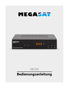Manual Megasat HD 370 Digital Receiver