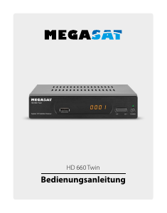 Bedienungsanleitung Megasat HD 660 Twin Digital-receiver