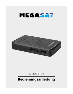 Bedienungsanleitung Megasat HD Stick 310 V3 Digital-receiver