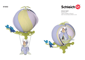 Mode d’emploi Schleich set 41443 Bayala Ballon magique en forme de fleur