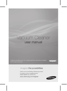 Manual de uso Samsung SC5610 Aspirador