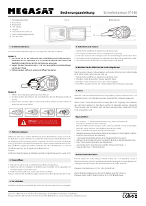 Manual Megasat ST-100 Safe