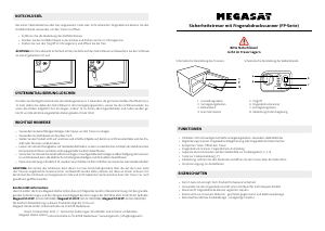 Bedienungsanleitung Megasat ST-25 FP Safe