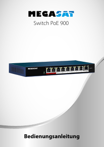 Bedienungsanleitung Megasat PoE 900 Switch