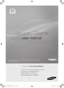 Manual Samsung SC6160 Vacuum Cleaner