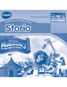 Handleiding VTech Storio Madagascar 3