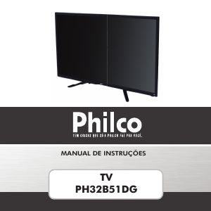 Manual Philco PH32B51DG Televisor LED