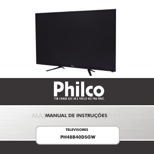 Manual Philco PH48B40DSGW Televisor LED