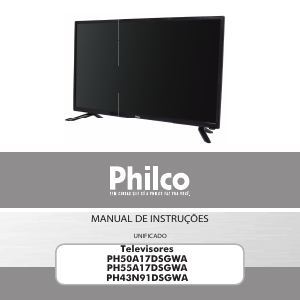 Manual Philco PH50A17DSGWA Televisor LED