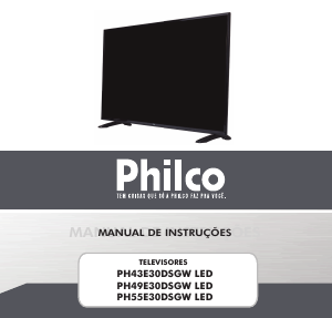 Manual Philco PH49E30DSGW Televisor LED