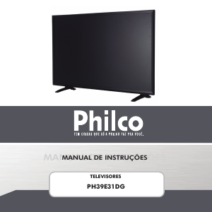Manual Philco PH39E31DG Televisor LED
