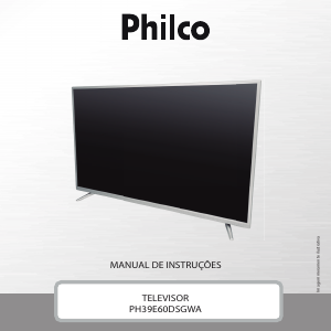 Manual Philco PH39E60DSGWA Televisor LED