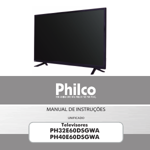 Manual Philco PH40E60DSGWA Televisor LED